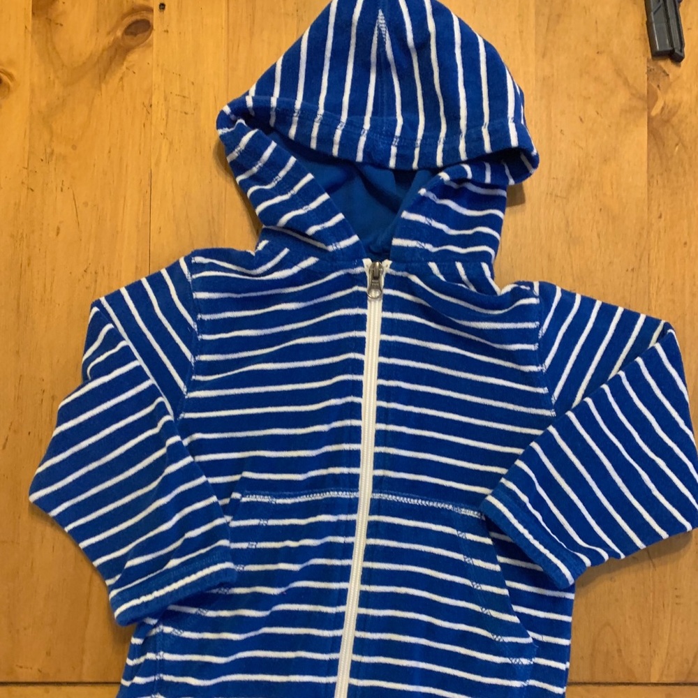 Hanna Andersson terry hoodie zip up